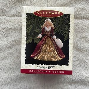 🎄 💅 Barbie Vintage Christmas Ornament ~ 1996 🎄 💅